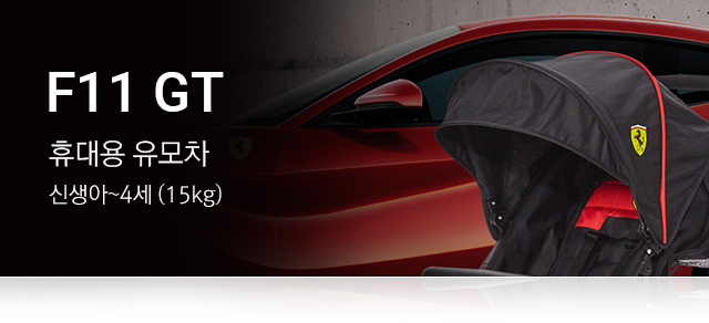 f11 GT 휴대용 유모차 신생아~4세(15kg)에 맞는 제품입니다.